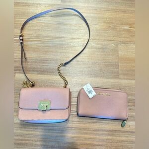 Michael Kors Tina 2 piece Wallet/Clutch Crossbody